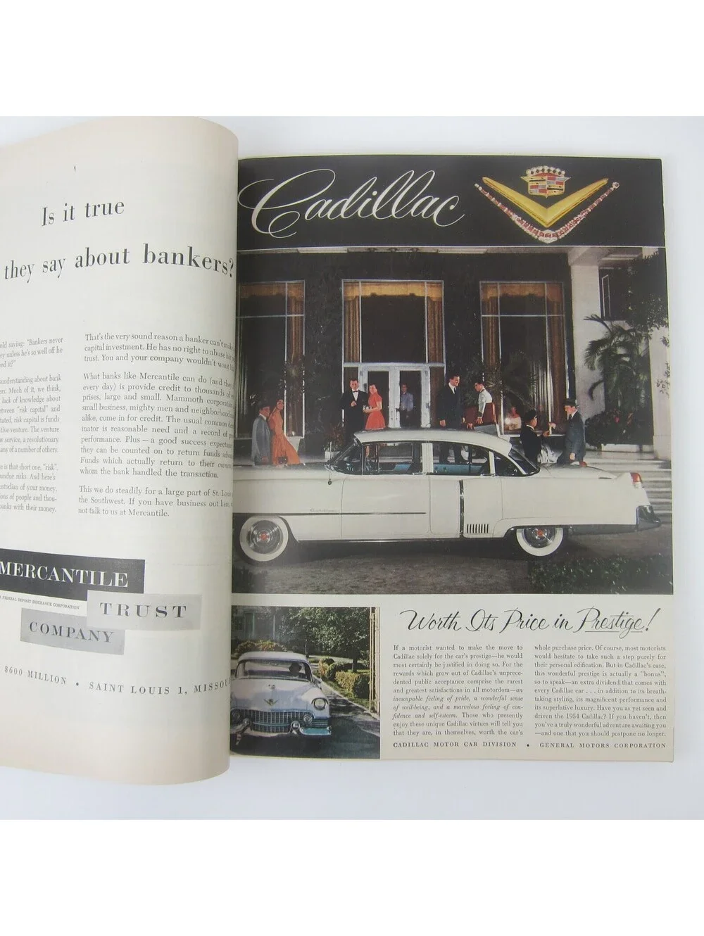 Vintage FORTUNE Magazine March 1954 Ezra T. Benson American Woolen Glenn Martin